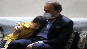 Vali Erin, Yetim ailelerini ziyaret etti