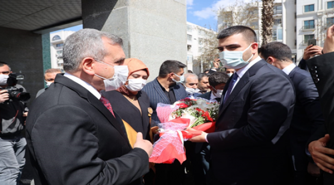 AK Parti Genel Merkez Gençlik Kolları Başkanından Başkan Beyazgül'e Ziyaret
