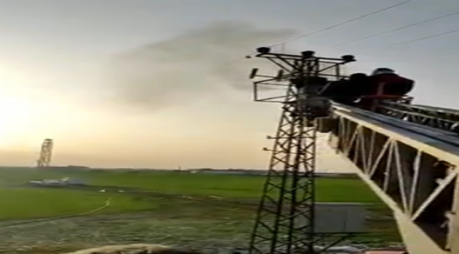 Akçakale'de trafo yangını korkuttu!