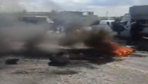 Akçakaleli çiftçilerden eylem