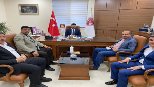 Başkan Aslan, Başhekim  ve hasta ziyaretinde bulundu