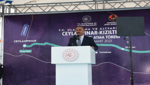 Ceylanpınar-Kızıltepe bağlantı yolunda temel atıldı