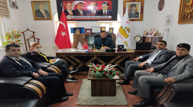 CHP Haliliye'den Anavatan partisine ziyaret