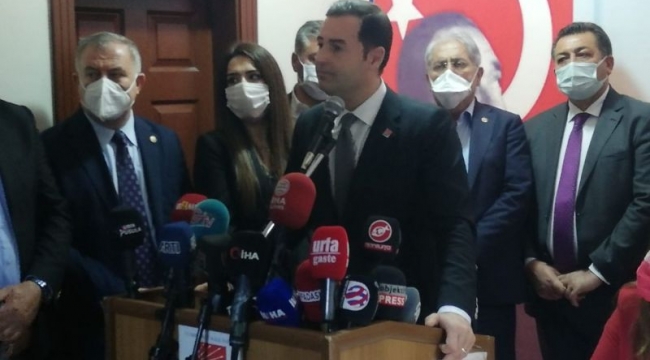 CHP'li vekiller Urfa'da açıklama yaptı