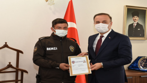 Dikkatli Bekçilere Başarı Belgesi