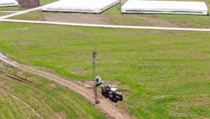 Havadan yapılan kontroller sırasında 4 kayıt dışı trafo bulundu