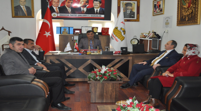 Nazilli'den Başkan Aslan'a ziyaret