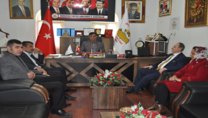 Nazilli'den Başkan Aslan'a ziyaret