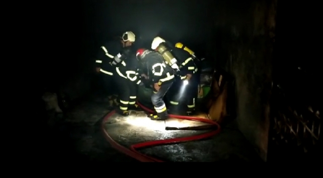 Şanlıurfa'da Evin ambarında çıkan yangın korkuttu