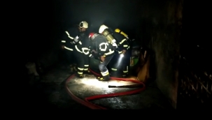 Şanlıurfa'da Evin ambarında çıkan yangın korkuttu