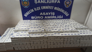 Şanlıurfa'da gümrük kaçağı sigara ele geçirildi