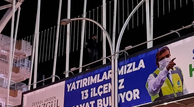 Şanlıurfa'da İntihar girişimini film gibi izlediler...
