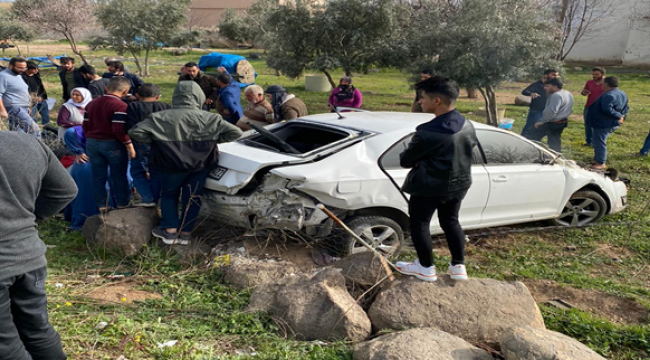 Şanlıurfa'da otomobil devrildi, 2 yaralı