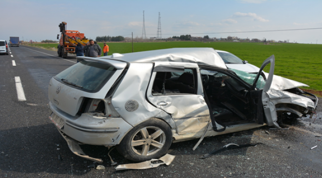 Şanlıurfa'da trafik kazası, 1 ölü, 1 yaralı