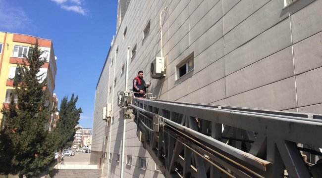 Urfa'da güvercin kurtarma operasyonu