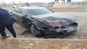 Urfa'da  İYİ Parti konvoyu kaza yaptı