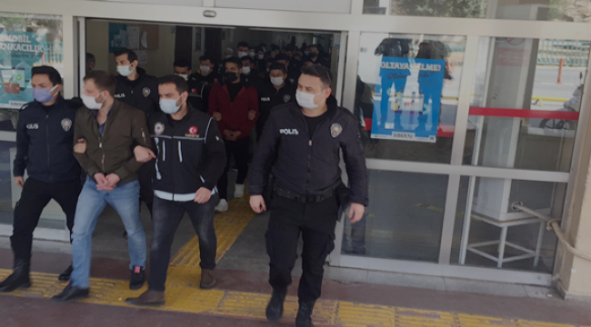 Urfa'da Sokak satıcılarına operasyon, 21 şüpheli adliye'de