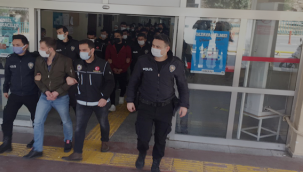 Urfa'da Sokak satıcılarına operasyon, 21 şüpheli adliye'de