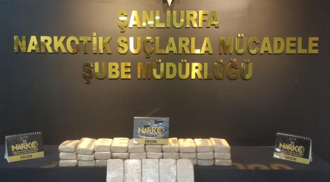 Urfa"da uyuşturucu operasyonu