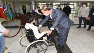 Vali Erin, Engelli Bir Gencin Daha Yüzünü Güldürdü