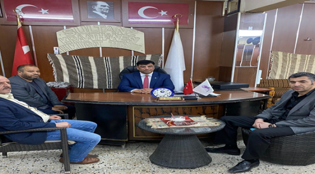 Başkan Aslan'dan Kahvehaneciler Odası Başkanına Ziyaret