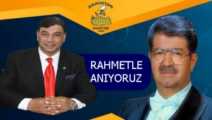 Başkan Aslan, Turgut özal'ın ölüm yıldönümü nedeniyle mesaj yayımladı