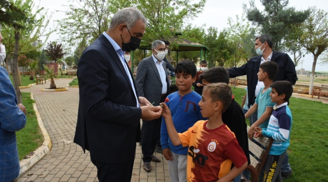 Başkan Bayık, küçük dostlarıyla buluştu