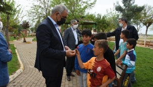 Başkan Bayık, küçük dostlarıyla buluştu