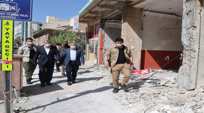 Başkan Beyazgül saha gezilerini sürdürüyor