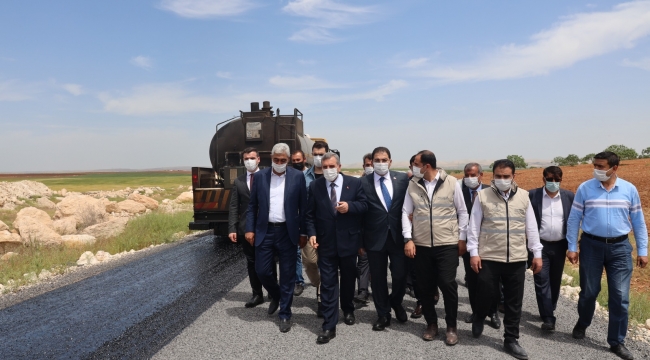 Başkanlar çalışmaları yerinde inceledi