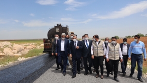 Başkanlar çalışmaları yerinde inceledi