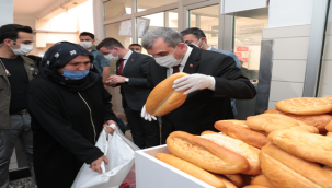 Başkanlardan İftar öncesi aşevine ziyaret