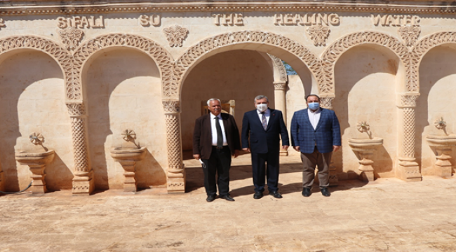 Beyazgül ve Ekinci Eyyüb Nebi'de incelemelerde bulundu