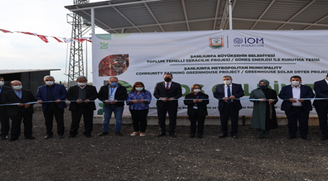 Büyükşehir, Güneş enerjisi ile yaş sebze ve meyve kurutma tesisini hizmete sundu