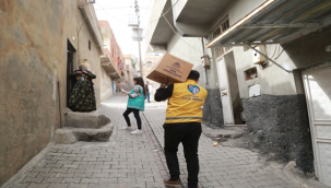 Eyyübiye Belediyesi yardım faaliyetlerini aralıksız sürdürüyor