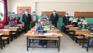  Eyyübiye Belediyesinden 15 Bin Öğrenci Çevreci Çocuk Eğitim Seti