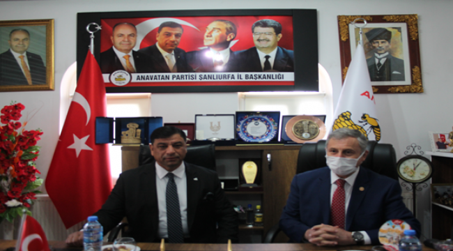 Gelecek Partisinden Anavatan partisine ziyaret