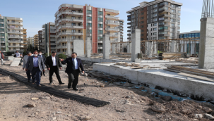 Göbeklitepe kültürevi inşaatı hızla yükseliyor