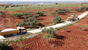 Halfeti kırsalında yol çalışmaları hızlandı