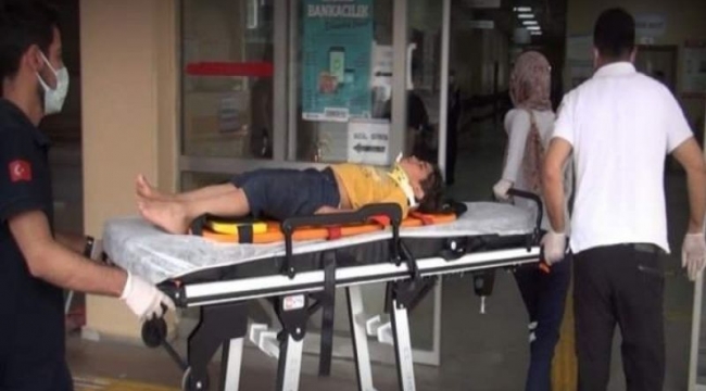 Haliliye'de oyun oynarken ölümden döndü