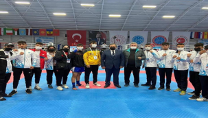 Haliliye Kick Boks takımı, şampiyonaya damgasını vurdu