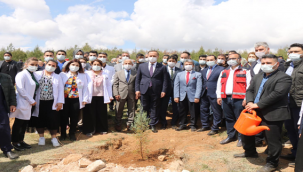 Sağlık Çalışanları Anısına Hatıra Ormanı Oluşturuldu