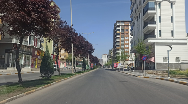 Şanlıurfa'da cadde ve sokaklar sessizliğe büründü