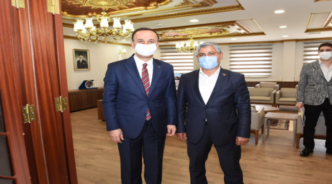 Vali Erin, Bozova Muhtarlarını Kabul Etti