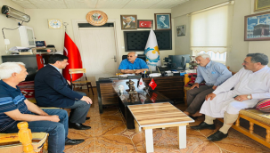 Anavatan partisinden muhtar ziyareti