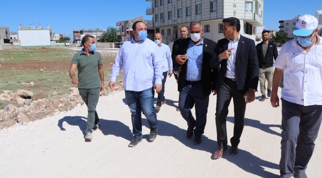 Bahçelievler mahallesinde kilitliparke taşı