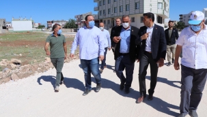 Bahçelievler mahallesinde kilitliparke taşı