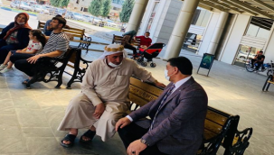 Başkan Aslan'dan hasta yakınlarına ziyaret