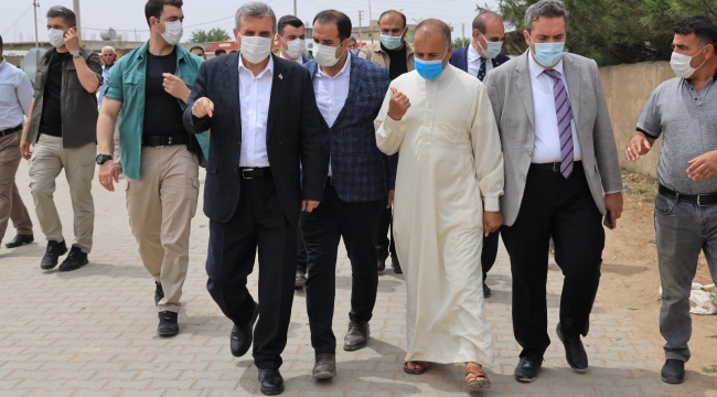 Başkan Beyazgül, Akçakale"de incelemelerde bulundu