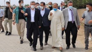 Başkan Beyazgül, Akçakale"de incelemelerde bulundu